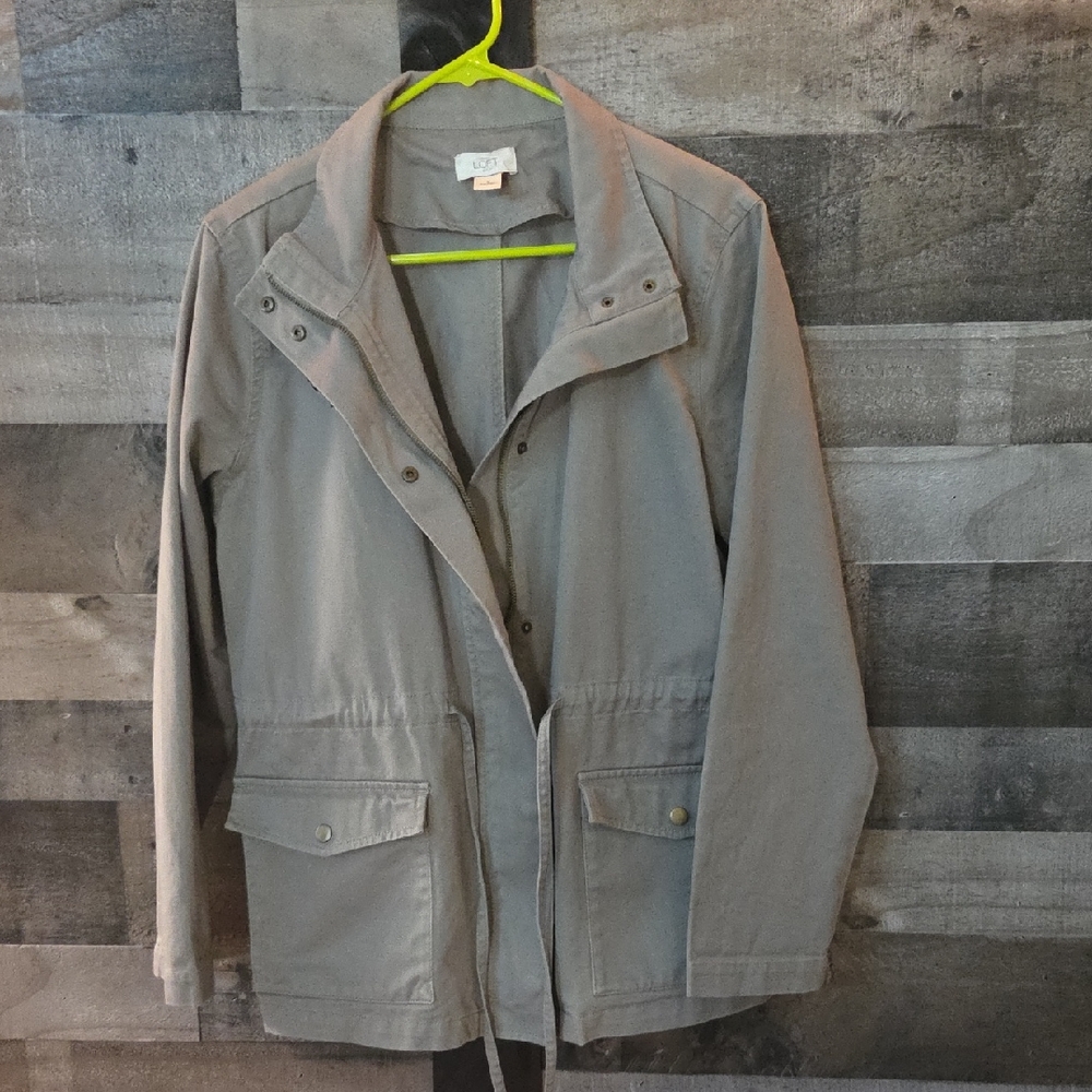 LOFT Olive Green Lg Utility Jacket